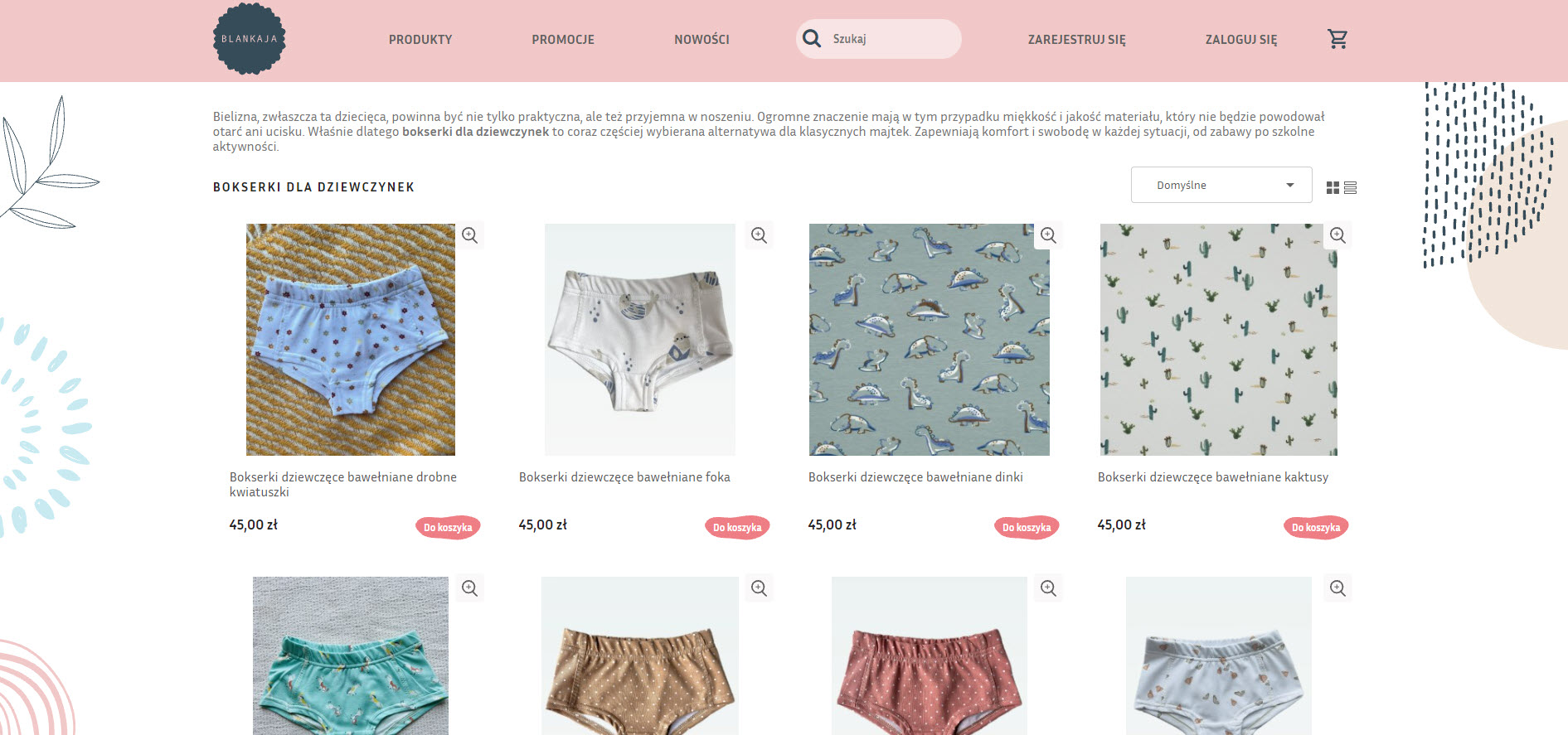 Wygoda przede wszystkim, czyli dlaczego bokserki dla dziewczynek to dobry wybór