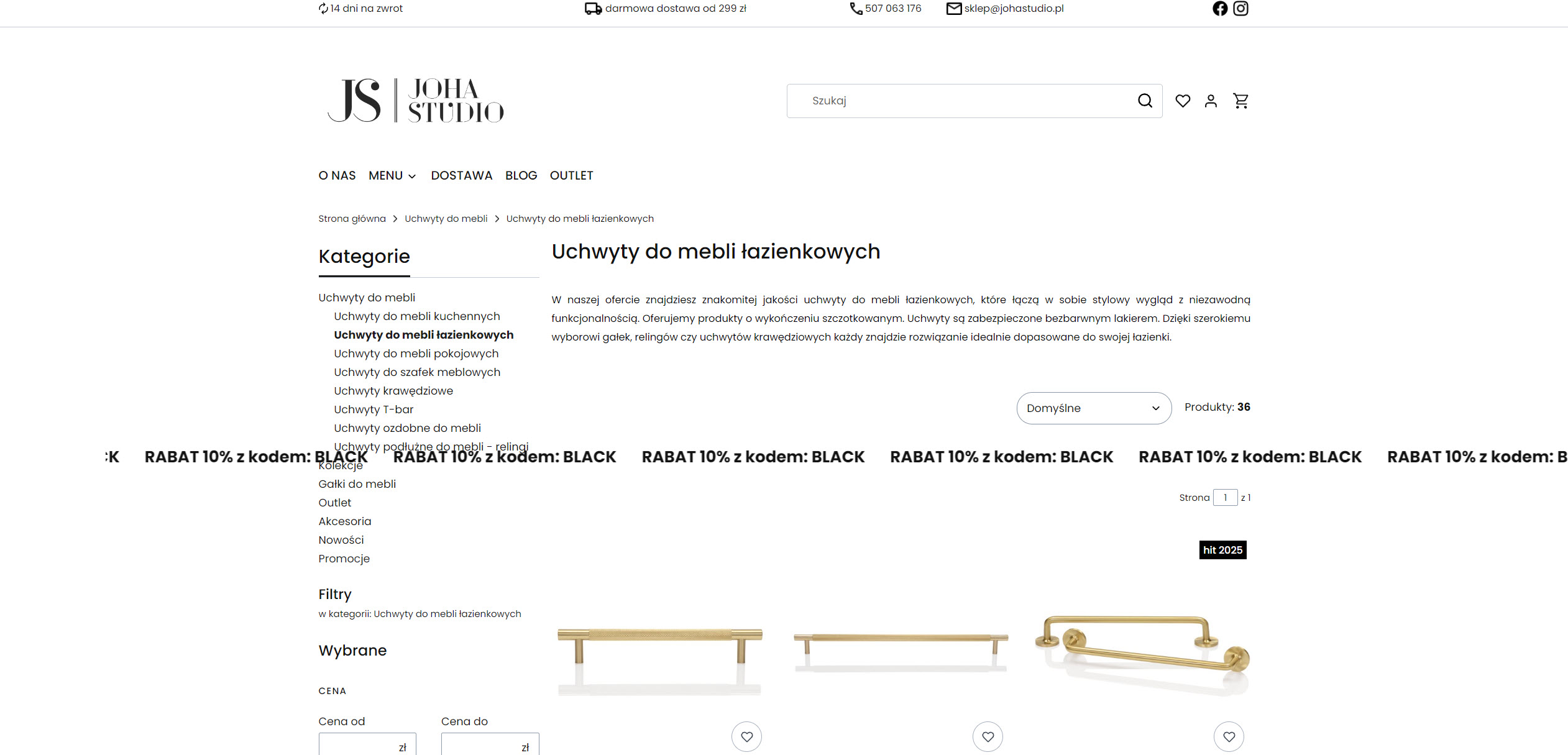 Uchwyty meblowe łazienkowe - jak dobrać je do stylu wnętrza?