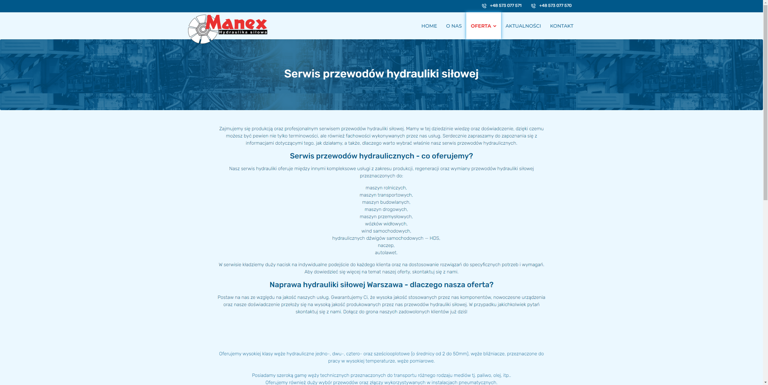 Awaria układu hydraulicznego w maszynie - jak szybki serwis przewodów hydraulicznych ogranicza przestoje?